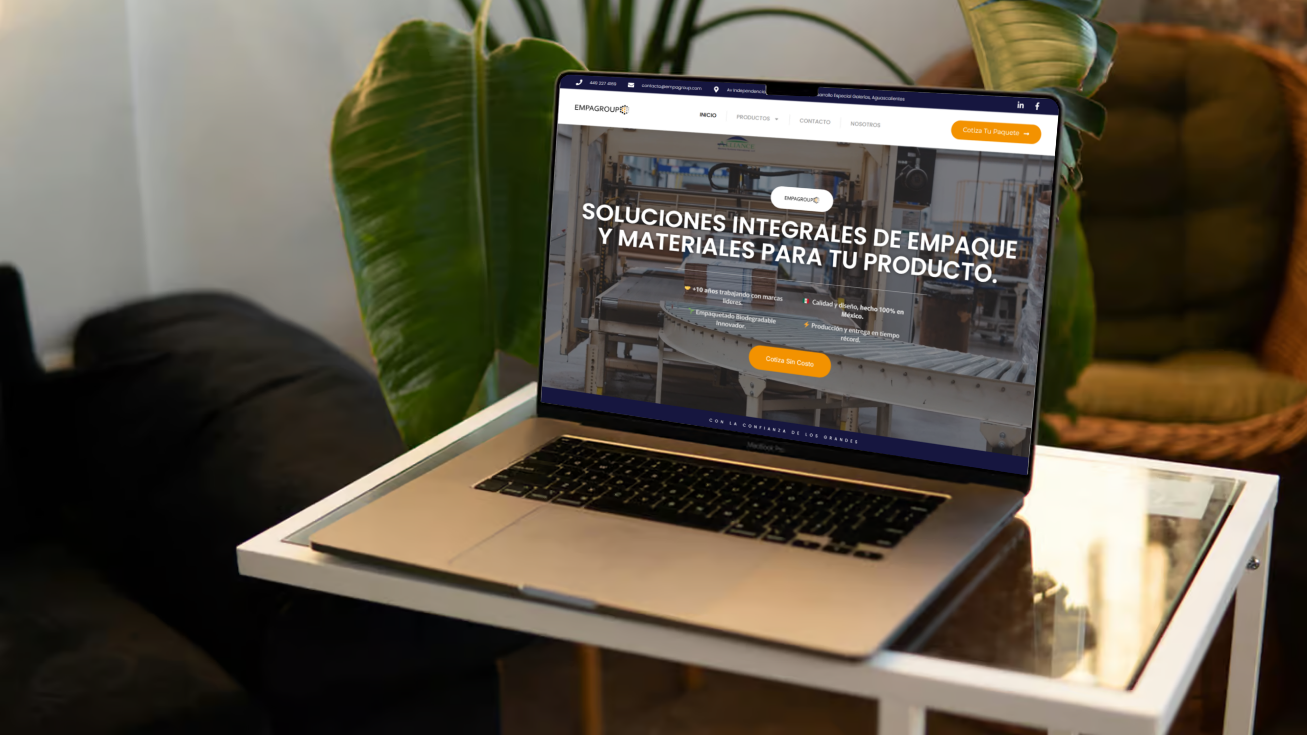 Web Design & Development for Empagroup