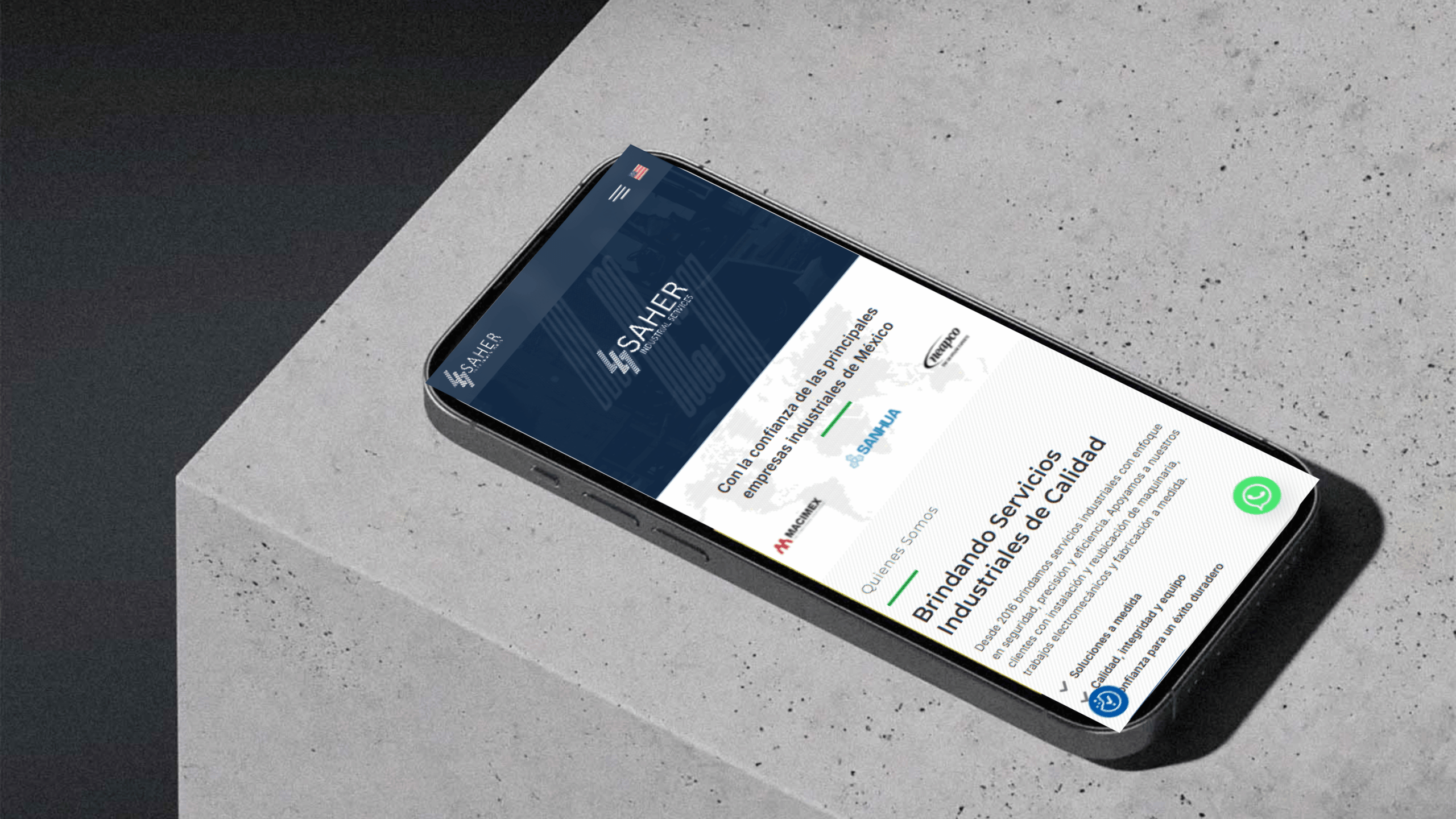 Web Design & Development for Saher Industrial