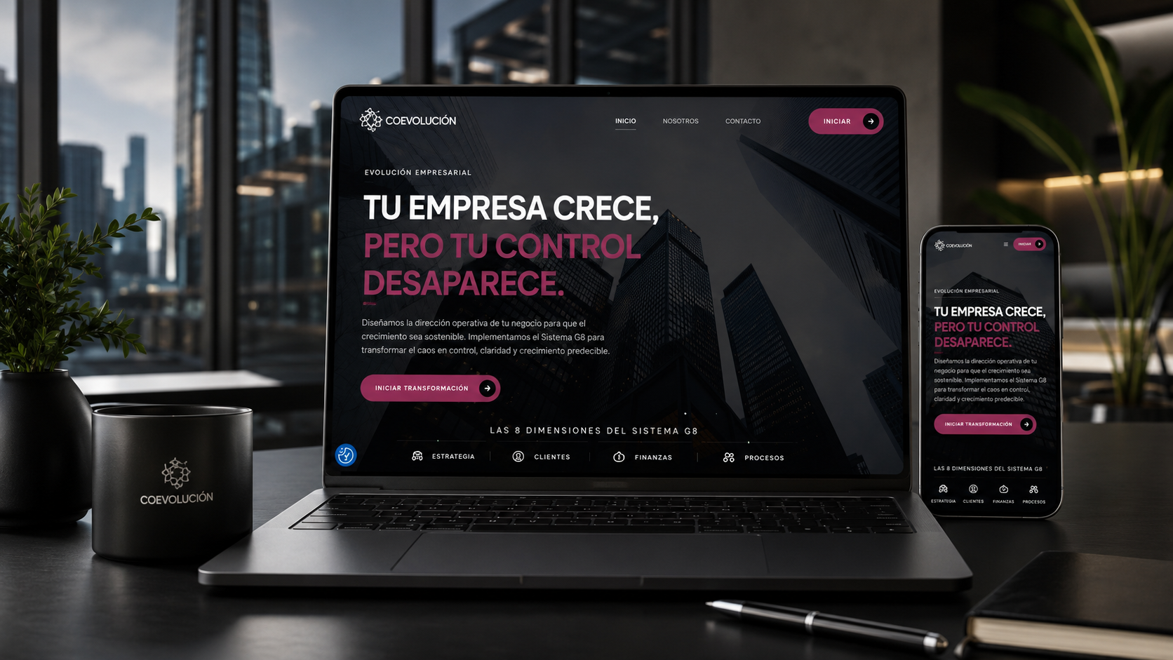 Web Design & Development for Coevolución