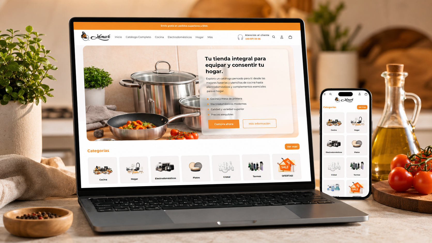 eCommerce Development for Distribuciones Monark